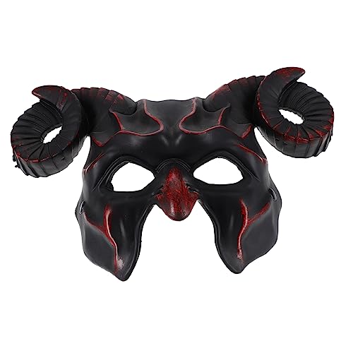 WESIEVYA Maske Halloween-Party Teufelsmaske Halloween Reh Halloween-Ziege Tiermaskerade Skelett halloween dekoration halloween-dekoration faschings masken Kostüm Maske Romanmaske Plastik von WESIEVYA