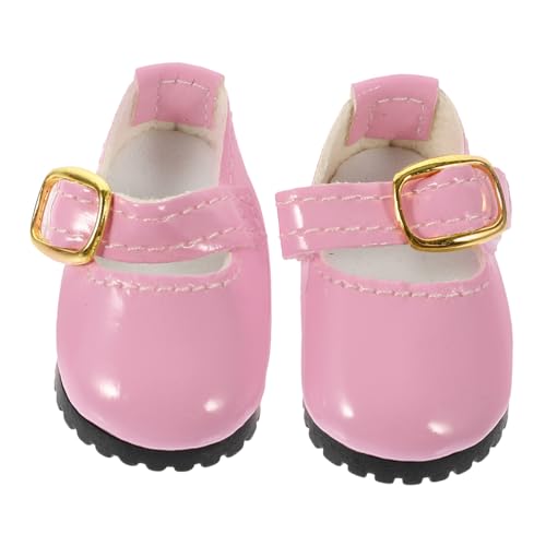 WESIEVYA Mini Bjd Puppenschuhe aus PU Leder Zarte Rosa Leder Schuhe für Baumwollpuppen Dekorative Puppen Schuhmode für Mädchen zum Ankleiden WESIEVYA Mini Bjd Puppenschuhe aus PU Leder Zarte Rosa Leder Schuhe für Baumwollpuppen Dekorative Puppen Schuhmode für Mädchen zum Ankleiden von WESIEVYA