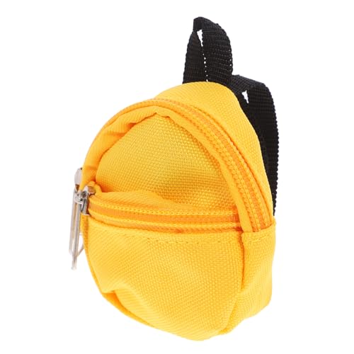 WESIEVYA Minirucksack Mini Rucksack Für Puppenhaus Dekorativer Mini Backpack Für DIY Mini House Zubehör Puppenrucksack Modell Im Miniaturformat Ideal Für Mikroszenen Und Dekoration Rucksack Mini von WESIEVYA