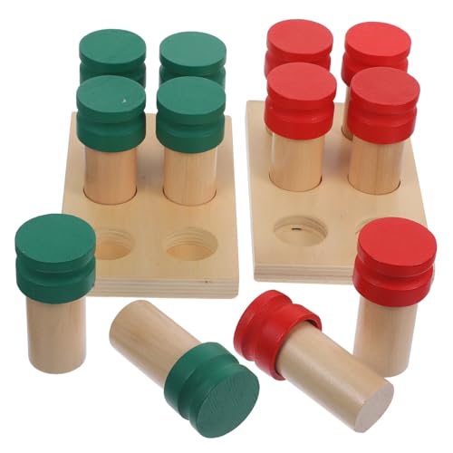WESIEVYA Montessori Lernspielzeug aus Holz Sensorische Riechflasche für Kleinkinder Montessori Kreativität und Feinmotorik Ab Jahr WESIEVYA Montessori Lernspielzeug aus Holz Sensorische Riechflasche für Kleinkinder Montessori Kreativität und Feinmotorik Ab Jahr von WESIEVYA