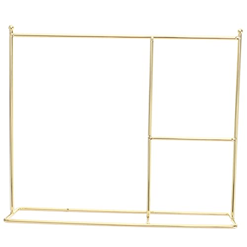 WESIEVYA Puppenaufhänger Kleiderständer für Puppen Mini-Babypuppen Aufbewahrungsschrank Mujer puppenmöbel puppenkleiderbügel Puppenkleiderständer aus Eisen Puppenstuben-Kleiderhalter Golden von WESIEVYA