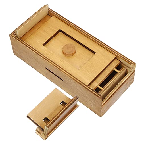 WESIEVYA Puzzle Box Mit Geheimfächern Kreatives Für Und Ideales Für Geldgeschenke Und Rätsel Liebhaber von WESIEVYA