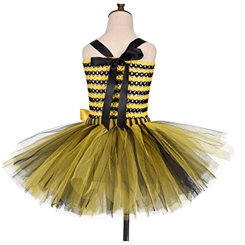 WESIEVYA Röcke Für Mädchen Kleidung Outfit Für Mädchen Bienenflügel Kinder -tutu-kleid Bienenflügel Und Stirnband Gazerock Für Mädchen -tüllrock Kinderkostüm Cosplay-haarreifen von WESIEVYA