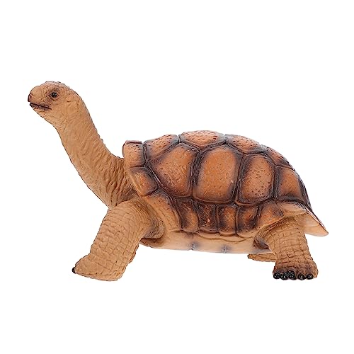 WESIEVYA Schildkröten-Modell Outdoor-Statue Schildkrötenmodellverzierung Spielzeug für Kinder kinderspielzeug realistisches Tierschildkrötenmodell Schildkrötenmodell Spielzeug Plastik Brown von WESIEVYA