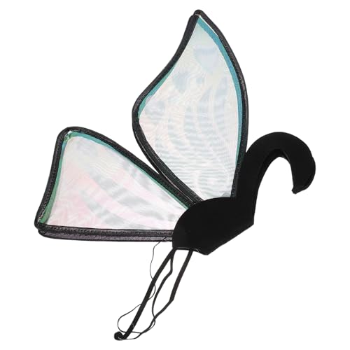 WESIEVYA Schwanen-Schmetterlingsflügel Schmetterlings-Fee-Kostüm Feenflügel Schmetterlingskostüm für Erwachsene butterfly costume butterfly wings Flügel für Cosplay Feenpartyzubehör Organza von WESIEVYA