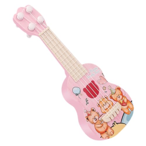 WESIEVYA Simulation Gitarre Kleinkind Musikinstrument Spielzeug Schöne Gitarre Miniatur-Ukulele Für Kinder Kinderspielzeug Minigitarre Aus Kunststoff Gitarre Für Kinder Mini-Ukulele Plastik von WESIEVYA