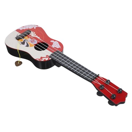 WESIEVYA Simulations-Ukulele Anfänger Musikinstrument Spielzeug Minispielzeug Für Mädchen Lernspielzeug Kinderspielzeug Spielzeug Für Jungen Kindergitarre Für Mädchen Anfängerinstrument Abs von WESIEVYA