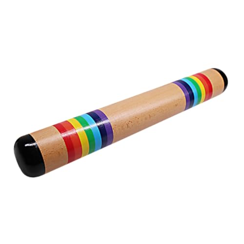 WESIEVYA Spielzeug mit Regentropfen-Sound kinderinstrumente Kinder musikinstrumente rain Sound Regengeräusche Instrumente für Kinder Regenbogen-Regenschallgeber Regen-Sound-Simulator Holz von WESIEVYA