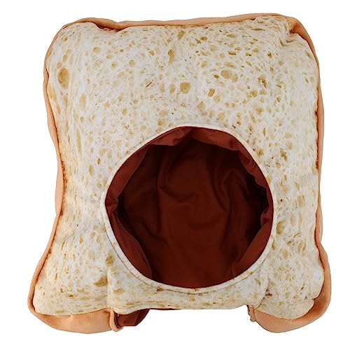 WESIEVYA Warmes Toast Brot Hut üsch Kostüm Zubehör Für DIY Lustiger Brot Hut Witzige Verkleidung Für Partys Und Fotospots Ideal Für Kinder Und Erwachsene von WESIEVYA