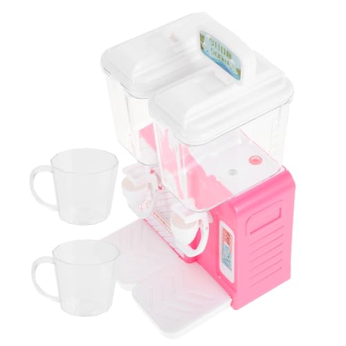 WESIEVYA Wasser Dispenser Für Lustige Miniatur Trinkfontäne Wasserspender Für Ideales Rollenspielzeug Für Den Sommer Pinker Wasserspender Für Drinnen Und Draußen von WESIEVYA