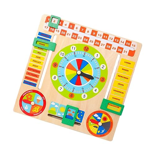 WESIEVYA Zeit Lehrmittel Digitaluhren Spielzeug Mit Zahlenuhr Pädagogisches Spielzeug Stamm Spielzeug Sortieruhr Spielzeug Uhr Spielzeug Kinderpuzzle Kinderspielzeug Plastik Colorful von WESIEVYA