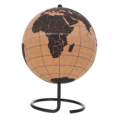 WESIEVYA z Office bürodeko Schreibtisch Dekoration Office Decoration inneneinrichtung discove tablez Kork Weltkarte Anzeige Erde Tischplatte geografische Tischgloben Tisch-Weltkugel von WESIEVYA