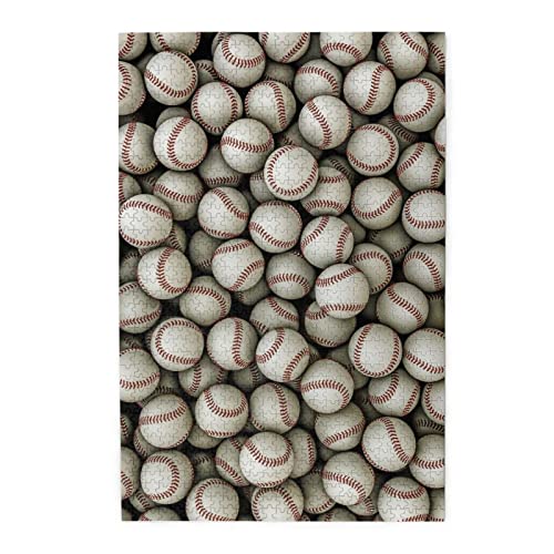 Buntes Baseball-Puzzle aus Holz – herausforderndes Bilder-Puzzle-Spiel für Erwachsene und Puzzle-Enthusiasten – 1000-teiliges interaktives Puzzle von WESTCH