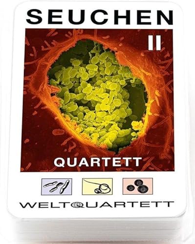 WESTCRAFT Spielquartett Karten Quartett Spiel Tyrannen I-IV Ungeziefer Marien-Erscheinung Junkfood Seuchen (Seuchen (2)) von WESTCRAFT