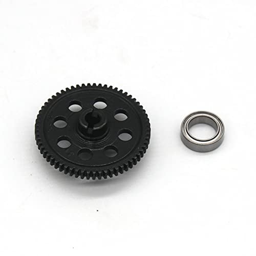 Metal 60T Main Gear Reduction Gear 7640 for LaTrax Teton 1/18 Car Upgrade Parts Accessories von WETG