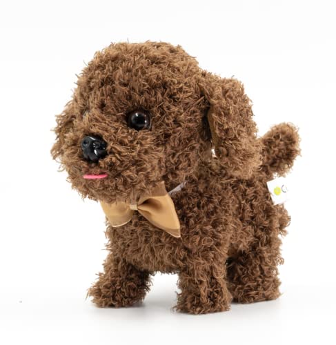 WEofferwhatYOUwant Goldendoodle - Interaktiver Plüschhund mit Gehfunktion für Kinder ab 18 Monate von WEofferwhatYOUwant