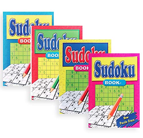 WF Graham 4er Set Sudoku Puzzle Tasche Books A5 Größe Mathe Reise Spiel von WF Graham