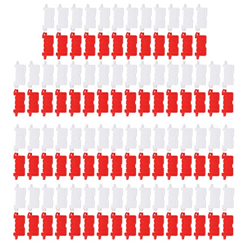 WGFOIP 120 Stück Ferngesteuertes Auto DIY Rennstrecke Straßensperre, 120 Stück RC-Straßensperren für RC Drift Race, Kompatibel mit Allen Ferngesteuerten Autos, aus Stabilem von WGFOIP
