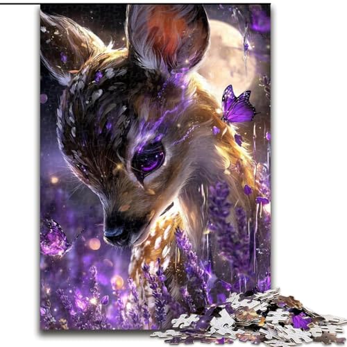 Puzzle 1000 Teile für Erwachsene, Anime Sweetheart Deer, Puzzle für Erwachsene, 1000 Teile, Spielzeug, Geschenk, pädagogisches, intellektuelles, entspannendes, lustiges Familienspiel (Größe 26x38cm) Puzzle 1000 Teile für Erwachsene, Anime Sweetheart Deer, Puzzle für Erwachsene, 1000 Teile, Spielzeug, Geschenk, pädagogisches, intellektuelles, entspannendes, lustiges Familienspiel (Größe 26x38cm) von WGLINGX