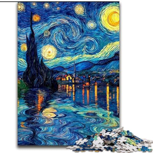 Puzzle 1000 Teile für Erwachsene, Sternenhimmel-Boot, Puzzle für Erwachsene, 1000 Teile, Spielzeug, Geschenk, pädagogisches, intellektuelles, entspannendes, lustiges Familienspiel (Größe 26x38cm) Puzzle 1000 Teile für Erwachsene, Sternenhimmel-Boot, Puzzle für Erwachsene, 1000 Teile, Spielzeug, Geschenk, pädagogisches, intellektuelles, entspannendes, lustiges Familienspiel (Größe 26x38cm) von WGLINGX
