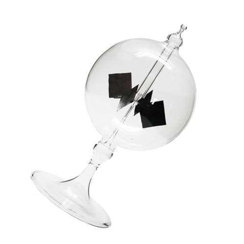 1Stk Pyranometer solar طاقه شمسيه leichte Druckwindmühle Radiometer Gauner Sonnenröntgenometer klares Radiometer Sonnenenergiefahnen Glas mit hohem Borosilikatgehalt WHAMVOX von WHAMVOX