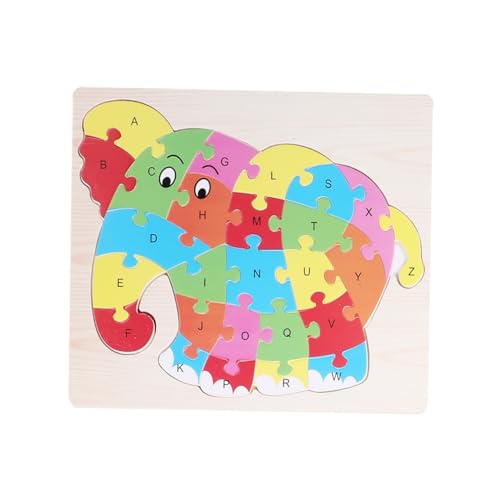 2 Sätze Rätsel Für Kinder Kleinkind-Puzzle Kinder Rätsel Buchstabenrätsel Rätsel Für Kleinkinder Alphabet-Puzzles Puzzlespiele Puzzles Aus Holz Wörter Rätsel WHAMVOX von WHAMVOX