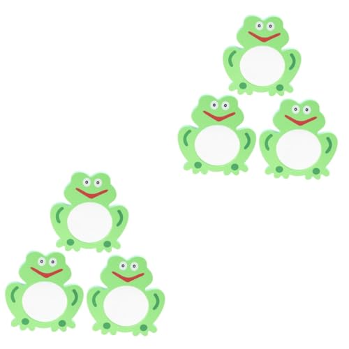 6 STK Frosch Spiegel Babyspiegelspielzeug Krabbenspielzeug für Babys Kinder badewannenspielzeug für Kinder Fun Toy Badespielzeug für Kinder Kinderwagenspielzeug Eva WHAMVOX von WHAMVOX