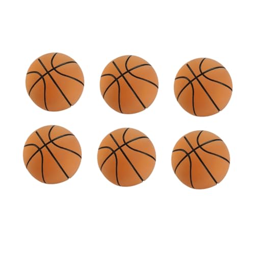 WHAMVOX 1 Satz 6 Stücke Mini Gummi Basketball Spielzeug Umweltfreundliche Kinderspielzeug Spielzeug () von WHAMVOX