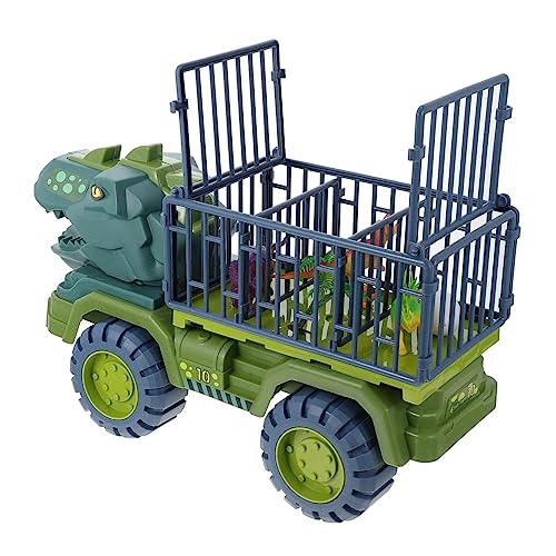 WHAMVOX 1 Satz Dinosaurier Ziehen Auto Zurück Trägheit Dinosaurier Trägheitsspielzeugauto Dinosaurier Dinosaurier Spielzeug LKW-Transporter Technisches Spielzeugauto Plastik Green von WHAMVOX