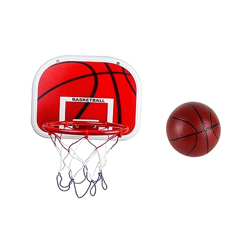 WHAMVOX 1 Satz Hängender Basketballkorb Kinderspielzeug Indoor-basketballkorb Badeschießspiel Spielzeuge Basketball Für Kinder Jungenspielzeug Im Freien Spielset Für Kinder Rot Gummi von WHAMVOX