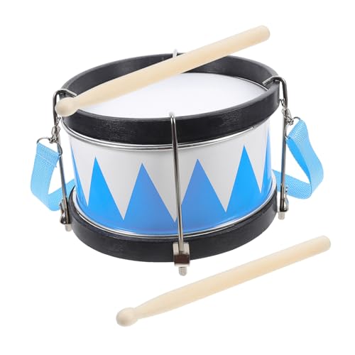 WHAMVOX 1 Satz Kleine Trommel Musik Pädagogisches Babyspielzeug Bildung Percussion-Instrument Kinderspielzeug Lernspielzeug Für Kinder Percussion-Snare-Drum Trommel Blue Metall von WHAMVOX