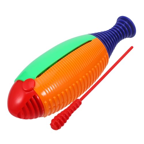 WHAMVOX 1 Satz Rasierspielzeug Percussion-Guiro Guiro-Instrument Musikalisches Werkzeug Für Kinder Tamburin Maracas Kastagnetten Lateinamerikanisches Schlaginstrument Kinderspielzeug Abs von WHAMVOX