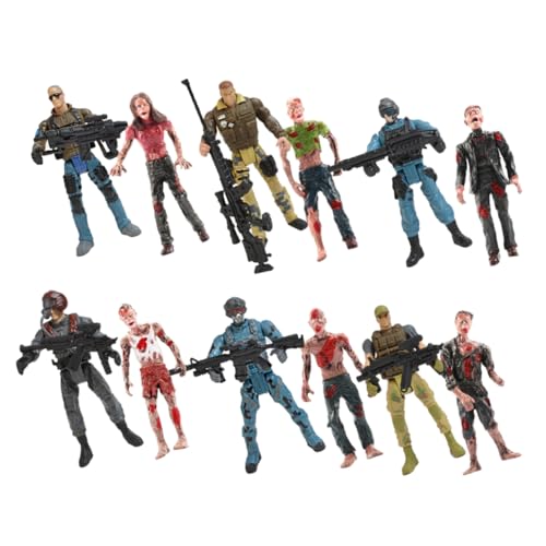 WHAMVOX 1 Satz Soldatenmodellspielzeug Zombie zombib spielzeuge für Kinder Söldnertruppe Männer Actionfiguren Weltkrieg Soldaten Spielzeug Layout-Figuren militärisches Mini-Modell Plastik von WHAMVOX