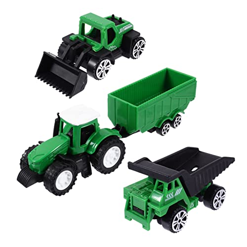 WHAMVOX 1 Satz Spielzeugauto Engineering-LKW-Spielzeug Baufahrzeuge Spielset Kinderspielzeug Kleine Baufahrzeuge Mini-Spielzeug Spielzeug Für Baufahrzeuge Baufahrzeug Modell Abs Green von WHAMVOX