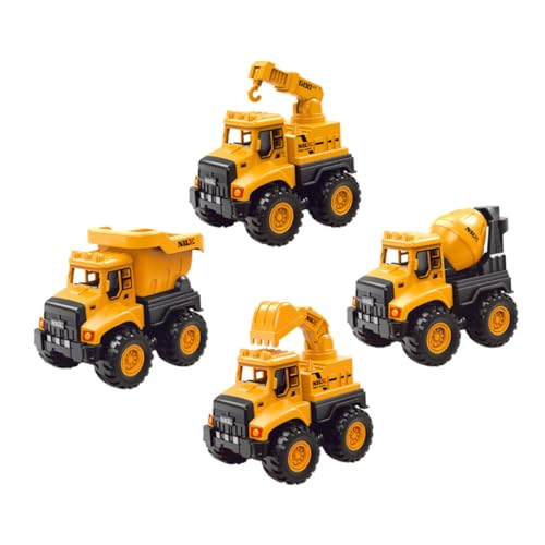 WHAMVOX 1 Satz Technikfahrzeug zurückziehen Lastwagen für Kinder Kid Engineering-Fahrzeuge Spielzeug für Kinder kinderspielzeug Sand Toy Spielzeuglastwagen LKW-Modell-Spielzeug Abs Orange von WHAMVOX