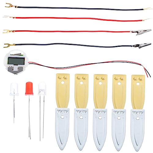 WHAMVOX 1 Satz Von Obstbatterie -Experiment -kit Orange Kartoffel Zitronenbatterie Physik Unterricht Experiment Materialien von WHAMVOX