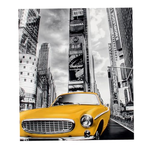 WHAMVOX 1 Set 1000 Teile New York Street Dickes Papierpuzzle Druckentlastungspuzzle Lustiges Puzzle Lustiges Puzzle Papier New York Street Puzzle Puzzle von WHAMVOX