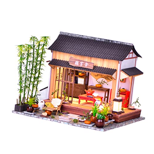 WHAMVOX 1 Set DIY Miniatur Modell Im Chinesischen Stil Handwerkliches Bauset Für EIN Traditionelles Gartenhaus Bastelset Für Kreative DIY Projekte von WHAMVOX