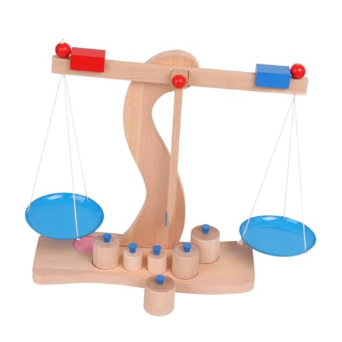 WHAMVOX 1 Set Holz Zahlenbalance Pädagogisches Spielen Balance Spiele Für Kinder Balance Lernspielzeug Balance Spiel Spielzeug Holzwaage Spielzeug Holz Balance Kits von WHAMVOX