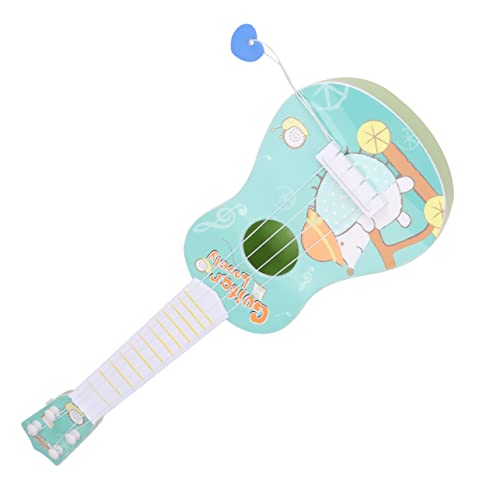 WHAMVOX 1 Stück 4 Saiten Minigitarre Musikspielzeug Gitarre Kindermusikspielzeug Kleinkind Gitarrenspielzeug Kindergitarrenspielzeug Gitarreninstrument Spielzeug Ukulele Musikspielzeug von WHAMVOX