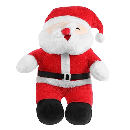 WHAMVOX 1 Stück Weihnachtsmann Puppe Weihnachtsmann Figur Feiertags Stofffiguren Feiertags Schneemann Dekoration Weihnachtspuppendekorationen Stofftier Puppenspielzeug von WHAMVOX