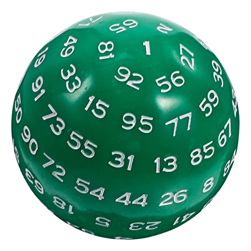 WHAMVOX 100 Farbige Würfel Zahlenwürfel Standard-spielwürfel Würfelspiel Kosmische Gemischte Würfel 12-seitiger Würfel Mehrseitige Würfel Spiel Würfel Mehrseitige Spielwürfel Green Acryl von WHAMVOX