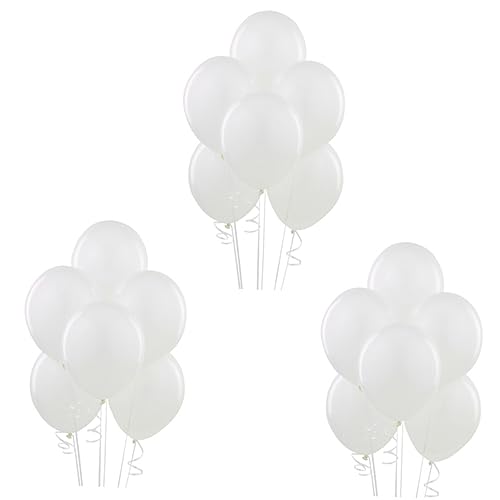 WHAMVOX Latexballons Perlweiß Für Party Und Hochzeitsdekoration Ballons Für Und Erwachsene Ideal Für Feiern Und Besondere Anlässe von WHAMVOX