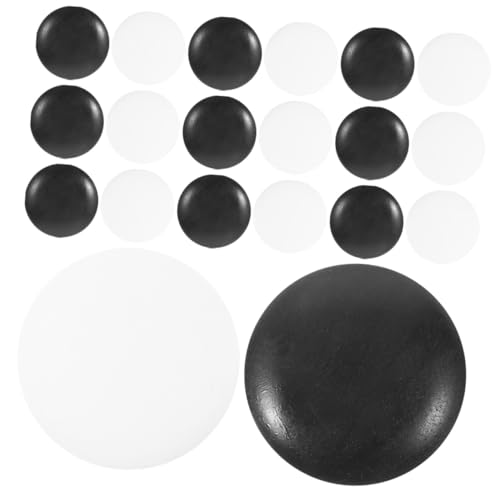 WHAMVOX 100 Stück Go Spielsteine aus Bruchfestem Harz Kleine Schwarze und Weiße Go Schachsteine für Brettspiele und Lernspielzeug WHAMVOX 100 Stück Go Spielsteine aus Bruchfestem Harz Kleine Schwarze und Weiße Go Schachsteine für Brettspiele und Lernspielzeug von WHAMVOX