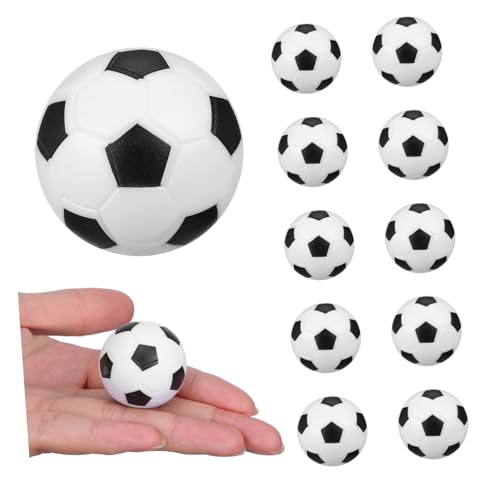 WHAMVOX 12 STK Tischfussball Kickerbälle ersetzen Tischfußballspiel Zubehör für Kickerspiele Mini fußball Tischfußball Spielzeug Tischkicker Ersatz Zubehör für Tischspiele Mini-Fußball Abs von WHAMVOX