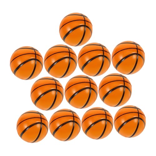 WHAMVOX 12 Stück Mini Basketball Stressbälle Decompression Squeeze Toys mit Guter Elastizität für Schule Büro und Party Entspannungsspielzeug für Erwachsene WHAMVOX 12 Stück Mini Basketball Stressbälle Decompression Squeeze Toys mit Guter Elastizität für Schule Büro und Party Entspannungsspielzeug für Erwachsene von WHAMVOX