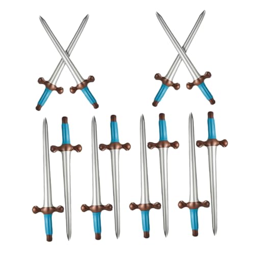 WHAMVOX 12 Stück Teiliges Aufblasbares Piratenschwert Lang Kinderfreundliches Rollenspiel Leichtes Piratencosplay Zubehör für Halloween Geburtstagsfeiern und Mottopartys WHAMVOX 12 Stück Teiliges Aufblasbares Piratenschwert Lang Kinderfreundliches Rollenspiel Leichtes Piratencosplay Zubehör für Halloween Geburtstagsfeiern und Mottopartys von WHAMVOX