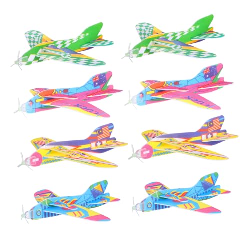 WHAMVOX 12 Stück Teiliges Kleine Schaumstoffflugzeuge zum Werfen Leichte Outdoor spielzeuge für Bunte Fluggleiter für Jungen und Mädchen Zufälliger Stil Fördert Hand Auge koordination und WHAMVOX 12 Stück Teiliges Kleine Schaumstoffflugzeuge zum Werfen Leichte Outdoor spielzeuge für Bunte Fluggleiter für Jungen und Mädchen Zufälliger Stil Fördert Hand Auge koordination und von WHAMVOX