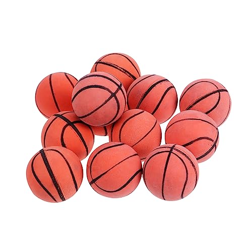 WHAMVOX 12St Mini-Basketball kleine Basketballspielzeuge kleine Bälle für Kinder Spielzeug für Kinder kinderspielzeug flummiset Springball aus PVC hüpfende Ballspielzeuge Plastik Orange von WHAMVOX