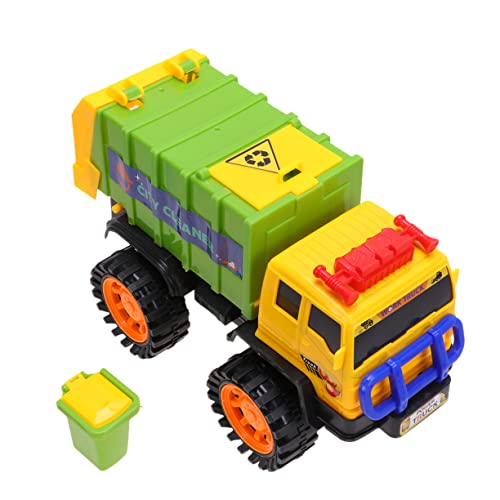 WHAMVOX 1Pc Reibung Angetrieben Müllwagen Für ägheits LKW Für Kleinkinder Spielzeugauto Für Drinnen Und Draußen Perfektes Für Jungen Und Mädchen Ab 3 Jahren von WHAMVOX